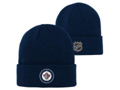 Winnipeg Jets dětská zimní čepice Cuffed Knit navy