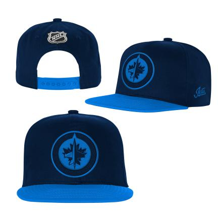 Winnipeg Jets dětská čepice flat kšiltovka Essentials Flatbrim Snapback - Winnipeg Jets dětské oblečení