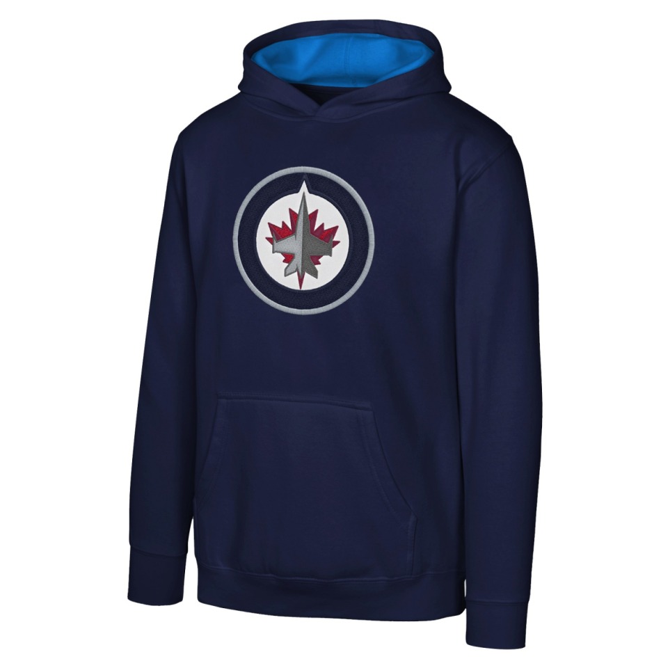 Winnipeg Jets dětská mikina s&nbsp;kapucí Prime Po Flc Hood -Home - Winnipeg Jets dětské oblečení