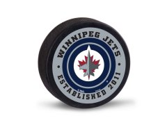 Winnipeg Jets puk Packaged
