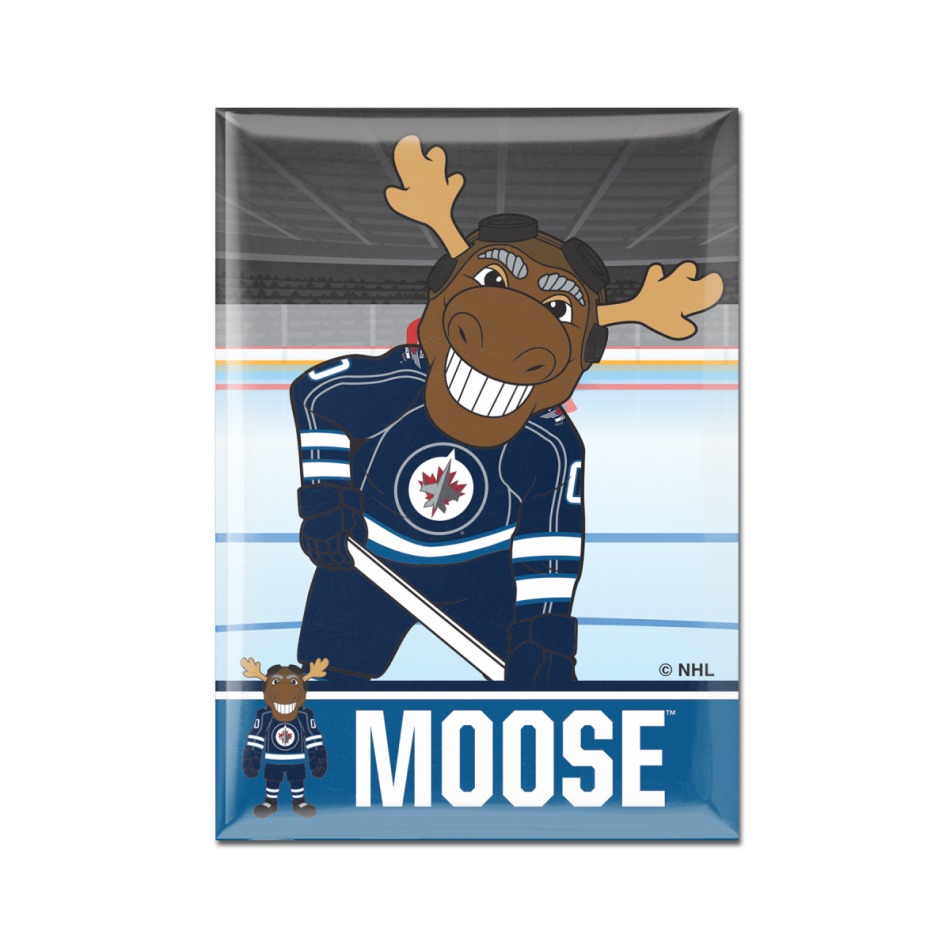 Winnipeg Jets magnetka Metal Mascot - Winnipeg Jets ostatní suvenýry