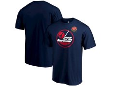 Winnipeg Jets pánské tričko 2019 Heritage Classic Primary Logo Navy