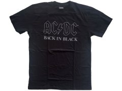 Tričko Pánské - Ac - Dc - vel.BACK IN BLACK|ČERNÉ|VELIKOST 2XL