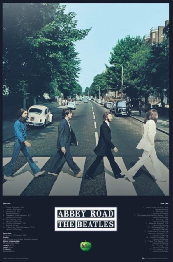 Plakát 61 X 91,5 Cm - The Beatles