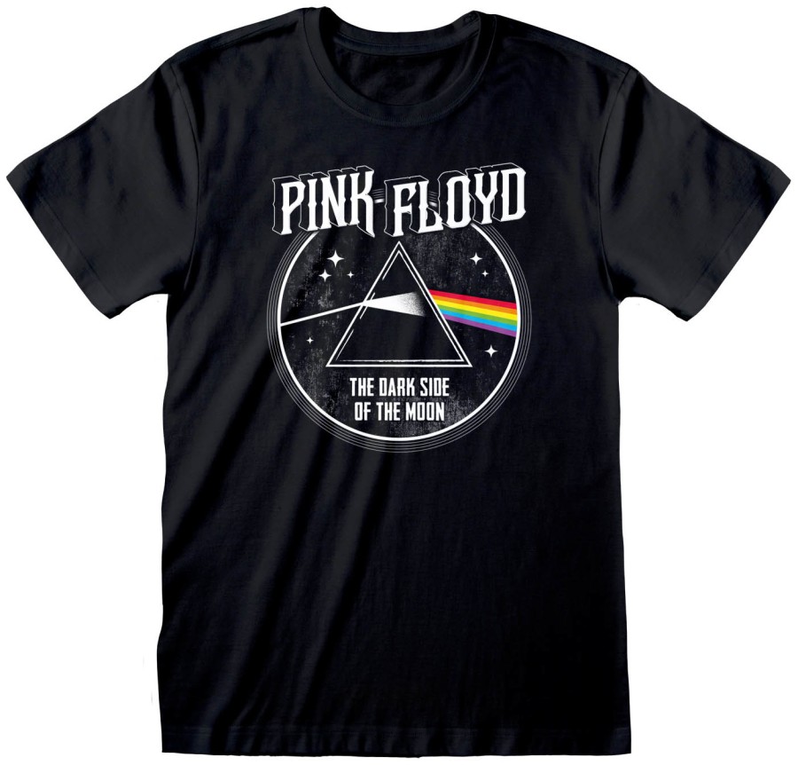 Tričko Pánské - Pink Floyd - vel.DSOTM RETRO|ČERNÉ|VELIKOST S - Pink Floyd