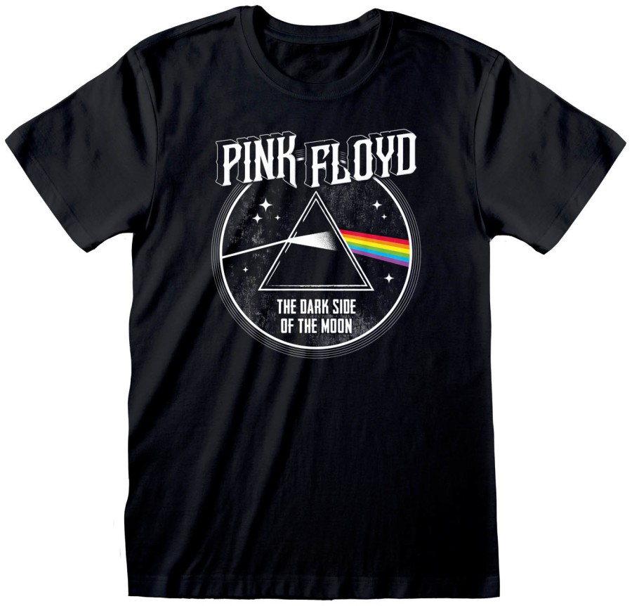 Tričko Pánské - Pink Floyd - vel.DSOTM RETRO|ČERNÉ|VELIKOST M - Pink Floyd