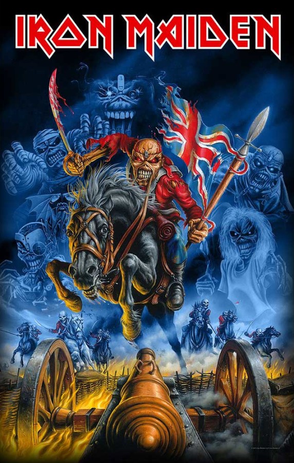 Vlajka Na Zeď - Iron Maiden
