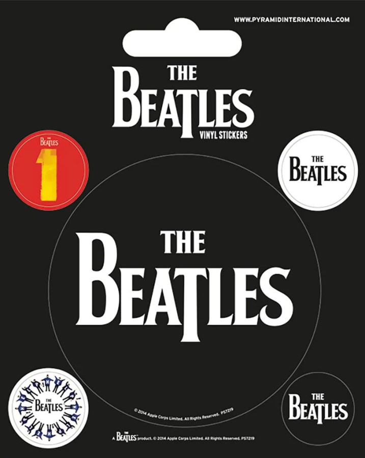 Samolepky - Set 5 Kusů - The Beatles - The Beatles