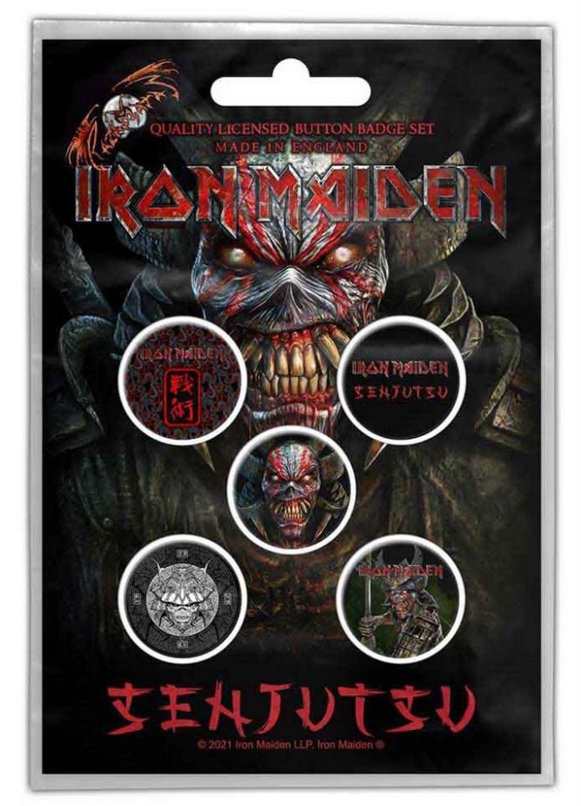 Placky - Odznaky - Set 5 Kusů - Iron Maiden