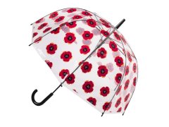 Blooming Brollies Dámský průhledný holový deštník POESPOP
