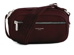 David Jones Dámská crossbody kabelka CM6907A Bordeaux