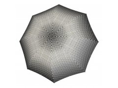 Doppler Dámský skládací deštník Magic Black a White Traced 7441465BW01