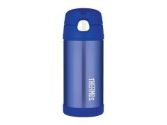 Thermos FUNtainer Dětská termoska s&nbsp;brčkem - modrá 355 ml