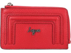 Lagen Dámská kožená mini peněženka - klíčenka BLC/5784/323 RED