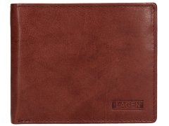 Lagen Pánská kožená peněženka W-8154 BRN