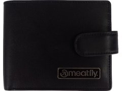 Meatfly Pánská kožená peněženka Nathan Premium Black