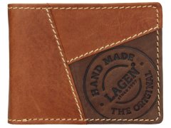 Lagen Pánská kožená peněženka 51148 TAN