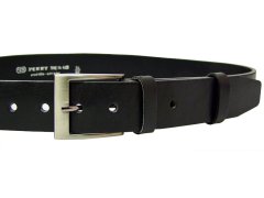 Penny Belts Pánský kožený opasek 22-60 black 90 cm