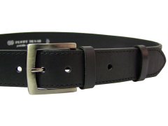 Penny Belts Pánský kožený opasek 25-1-60 black 95 cm