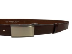 Penny Belts Pánský kožený společenský opasek 35-020-4PS-40 brown 105 cm