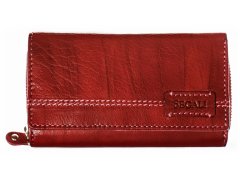 SEGALI Dámská kožená peněženka 1770 portwine