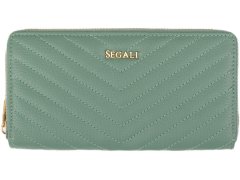 SEGALI Dámská kožená peněženka 50509 lt.green