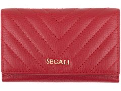 SEGALI Dámská kožená peněženka 50512 red