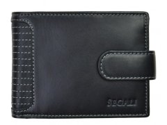 SEGALI Pánská kožená peněženka 572 665 005 C black