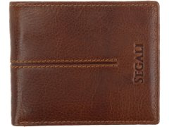 SEGALI Pánská kožená peněženka 985 tan