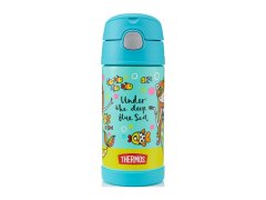 Thermos FUNtainer Dětská termoska s&nbsp;brčkem – mořská panna 355 ml