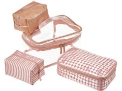 Verde Sada kosmetických tašek 07-313 pink
