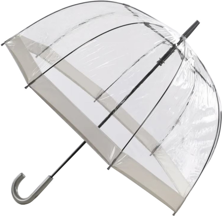Blooming Brollies Dámský průhledný holový deštník EDBCS - Deštníky Holové deštníky Mechanické holové deštníky
