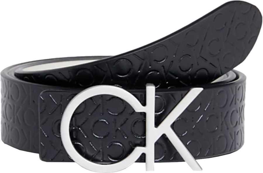 Calvin Klein Dámský kožený oboustranný opasek K60K610156BAX 95 cm - Opasky Kožené opasky
