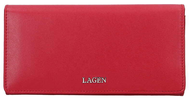 Lagen Dámská kožená peněženka 50310 Red - Peněženky Kožené peněženky