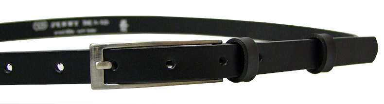 Penny Belts Dámský kožený opasek 15-1-60 black 85 cm - Opasky Kožené opasky