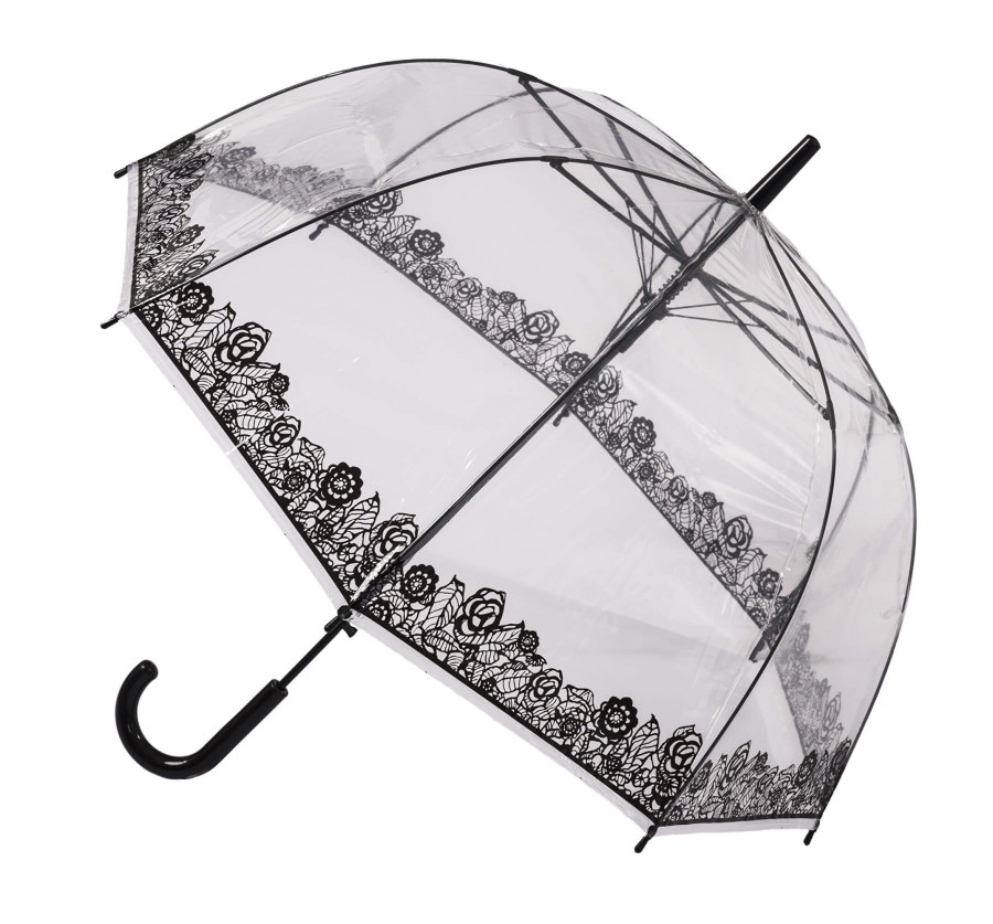 Blooming Brollies Dámský průhledný holový deštník POESLACE - Deštníky Holové deštníky Automatické holové deštníky