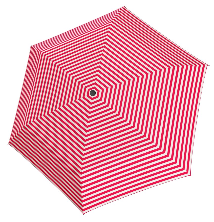 Tamaris Dámský skládací deštník Tambrella Light Stripe pink - Deštníky Skládací deštníky Mechanické skládací deštníky