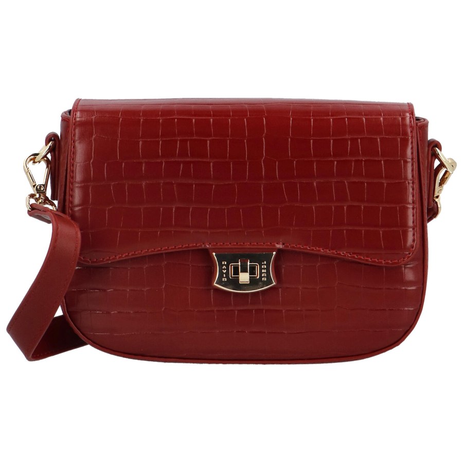 David Jones Dámská kabelka 7002-1 Bordeaux - Kabelky Crossbody kabelky