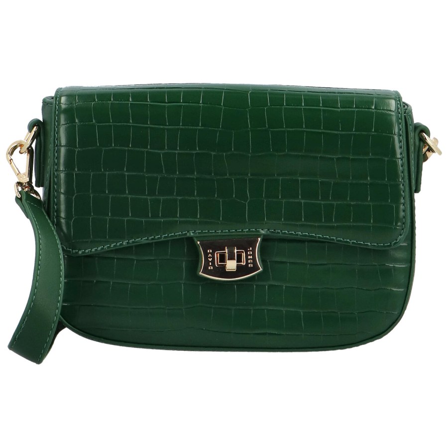 David Jones Dámská kabelka 7002-1 D.Green - Kabelky Crossbody kabelky