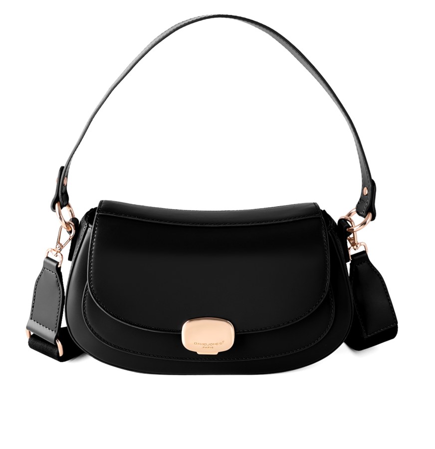 David Jones Dámská kabelka Banana Bag CM7175 Black - Kabelky Kabelky přes rameno