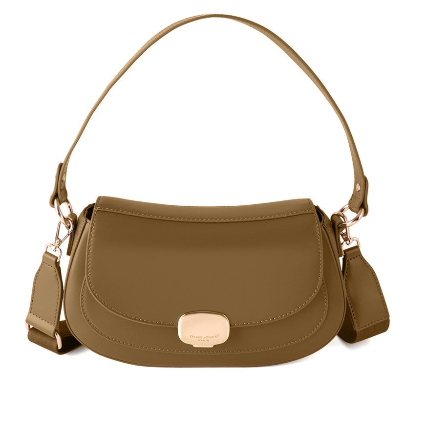 David Jones Dámská kabelka Banana Bag CM7175 Camel - Kabelky Kabelky přes rameno