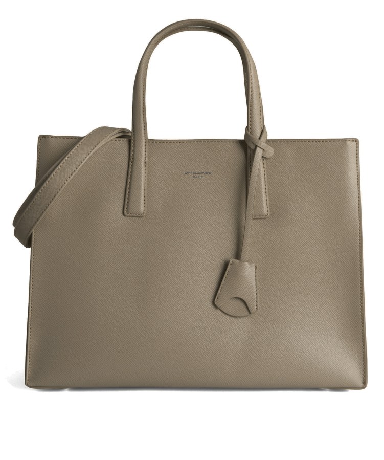 David Jones Dámská kabelka CM7133 Taupe - Kabelky Business kabelky