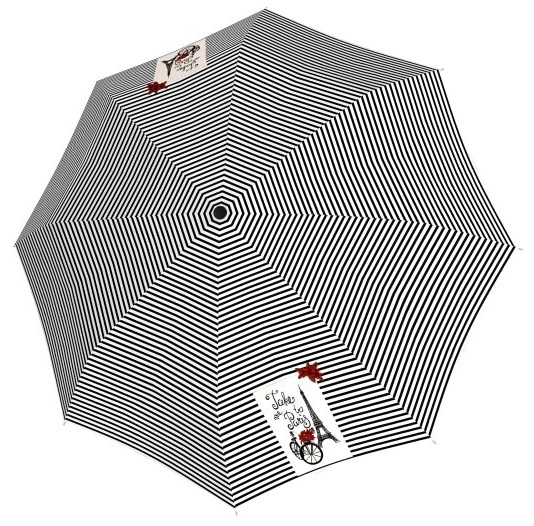 Doppler Dámský skládací deštník Magic Fiber Take me to Paris 7441465P03