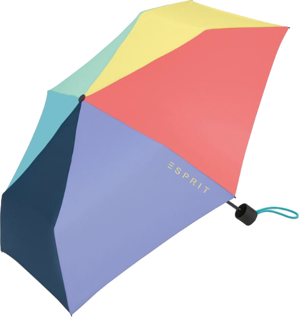Esprit Dámský skládací deštník Mini Slimline 57227 multicolor - Deštníky Skládací deštníky Mechanické skládací deštníky