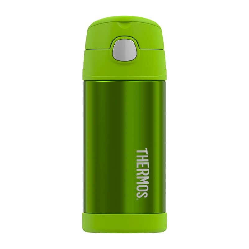 Thermos FUNtainer Dětská termoska s&nbsp;brčkem - limetková 355 ml