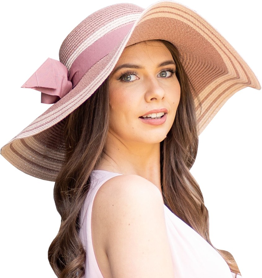 Karpet Dámský klobouk 2395 pink - Čepice, čelenky Klobouky Letní klobouky
