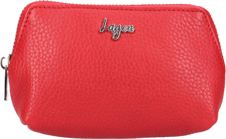 Lagen Dámská kožená mini peněženka - klíčenka BLC/5695/123 RED - Tašky, peněženky Dokladovky