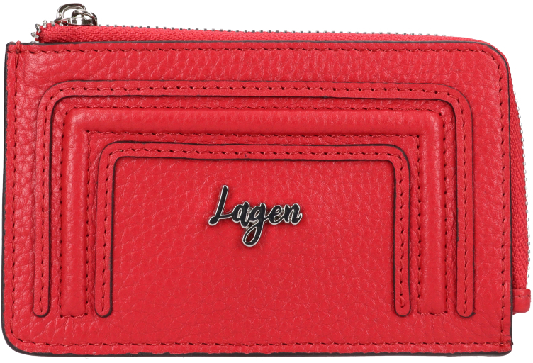 Lagen Dámská kožená mini peněženka - klíčenka BLC/5784/323 RED - Tašky, peněženky Klíčenky