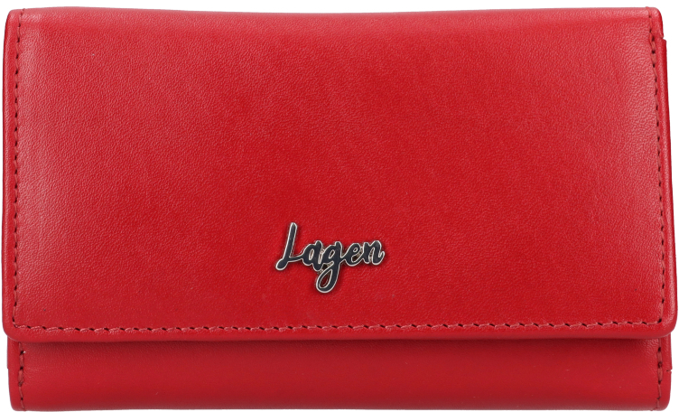 Lagen Dámská kožená peněženka BLC/5304/222 RED - Peněženky