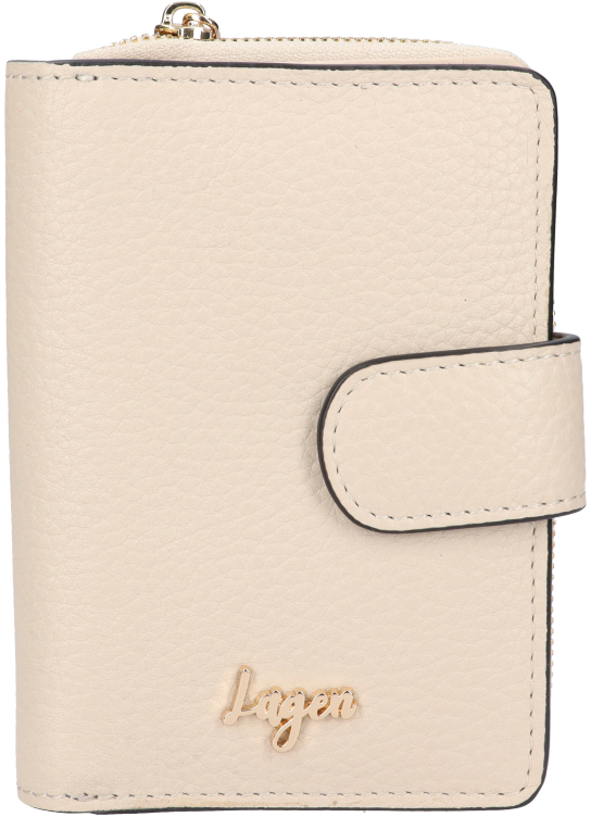 Lagen Dámská kožená peněženka BLC/5584/922 OFF WHITE - Peněženky Kožené peněženky